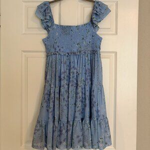 Altar'd State Light Blue Floral Dress